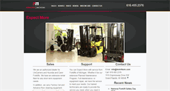 Desktop Screenshot of forkliftsmi.com